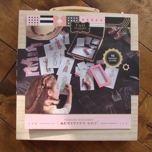 FAO Schwarz Fashion Designer Art Activity Set BRAND NEW 15 Fashion Plates